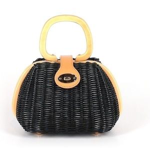 FiveSeventyFive Resort Style Wicker Satchel